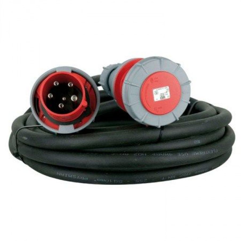Afbeelding van Krachtstroom Kabel 63A / 5p | 20 meter
