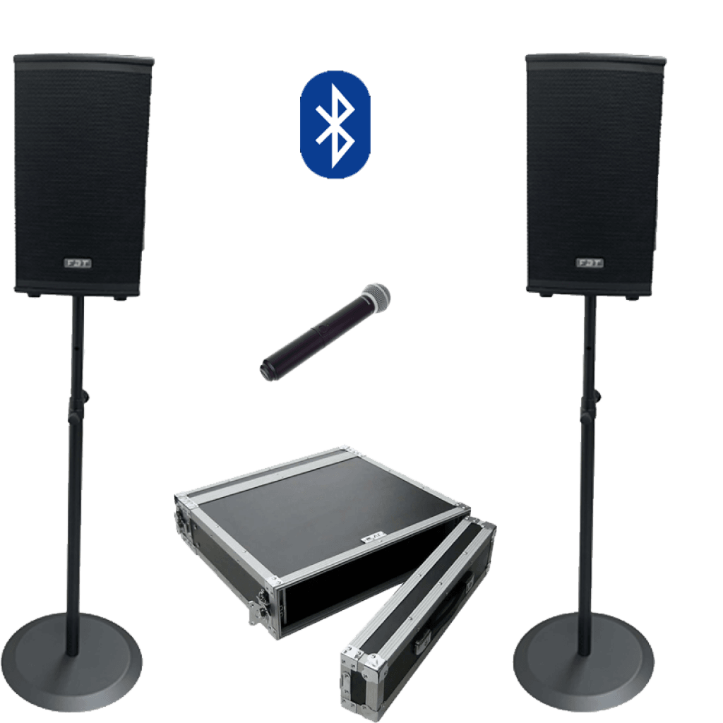 Afbeelding van Geluidsset met bluetooth en microfoon - tot circa 50 personen