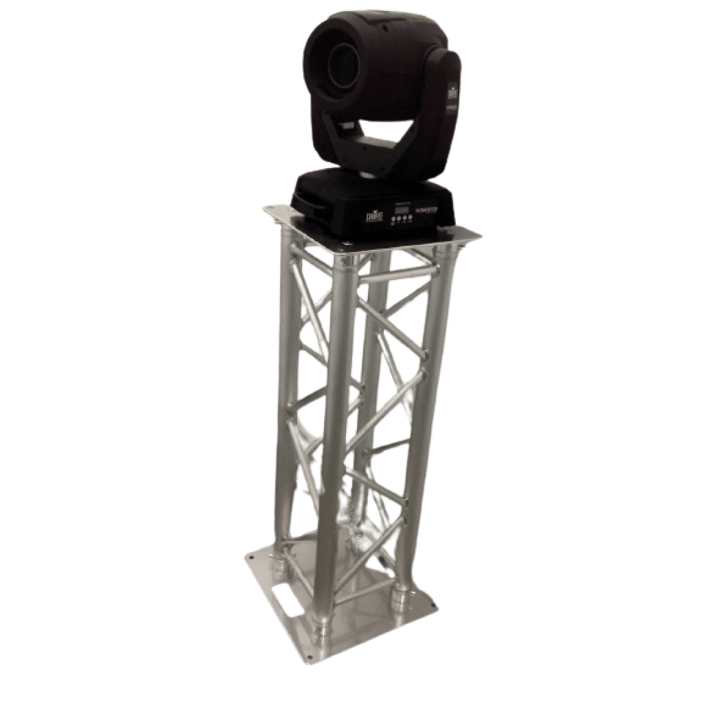 Afbeelding van Moving head op truss statief - 1,5m hoog