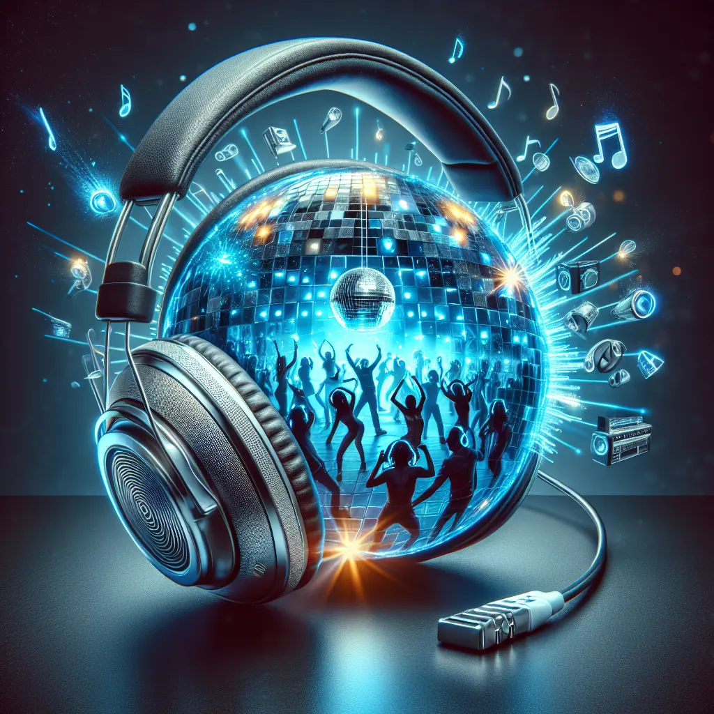 Illustratieve afbeelding silent disco huren